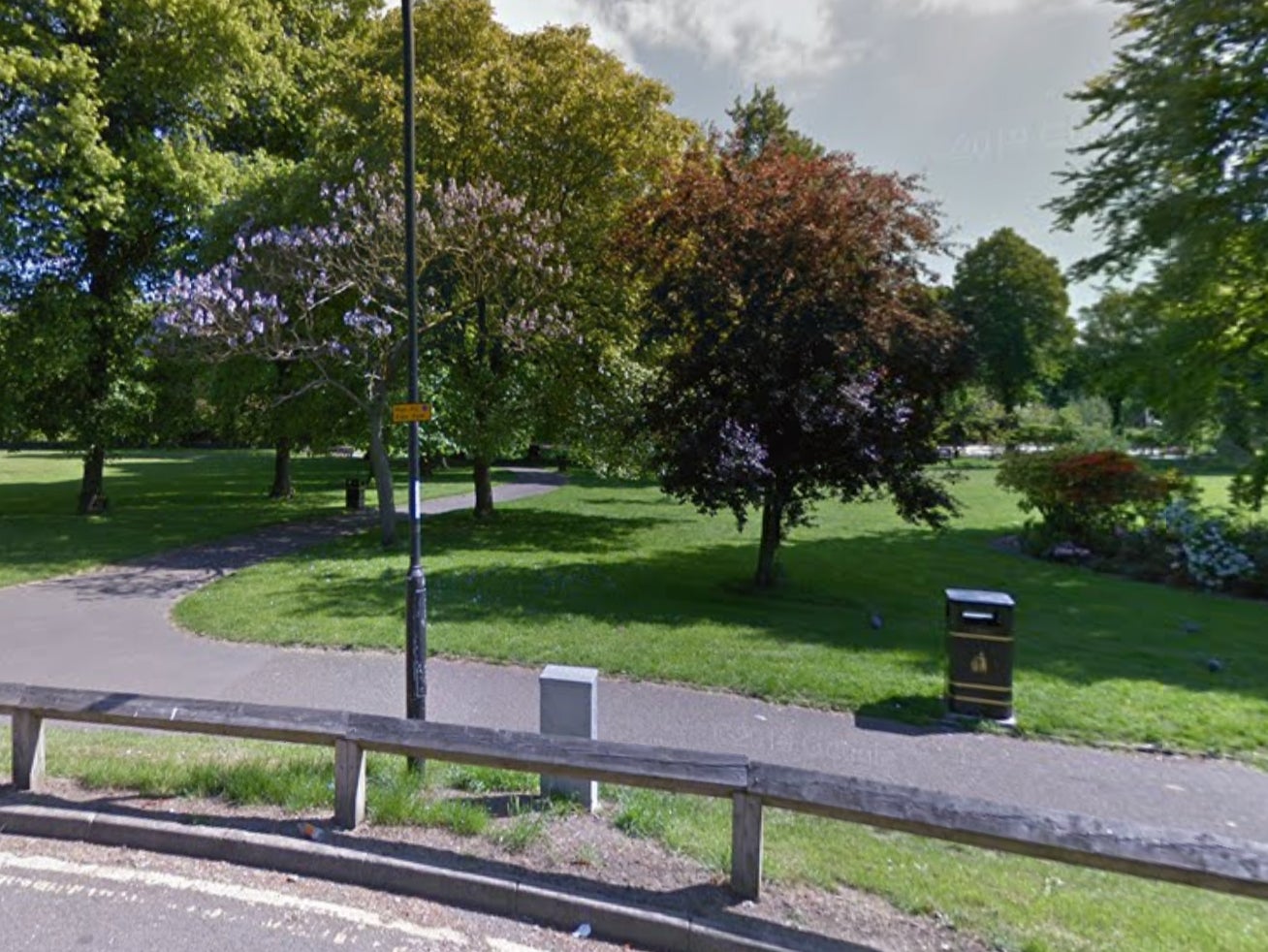 One of the alleged victims was reportedly raped in Riversley Park (pictured) between 7-8pm