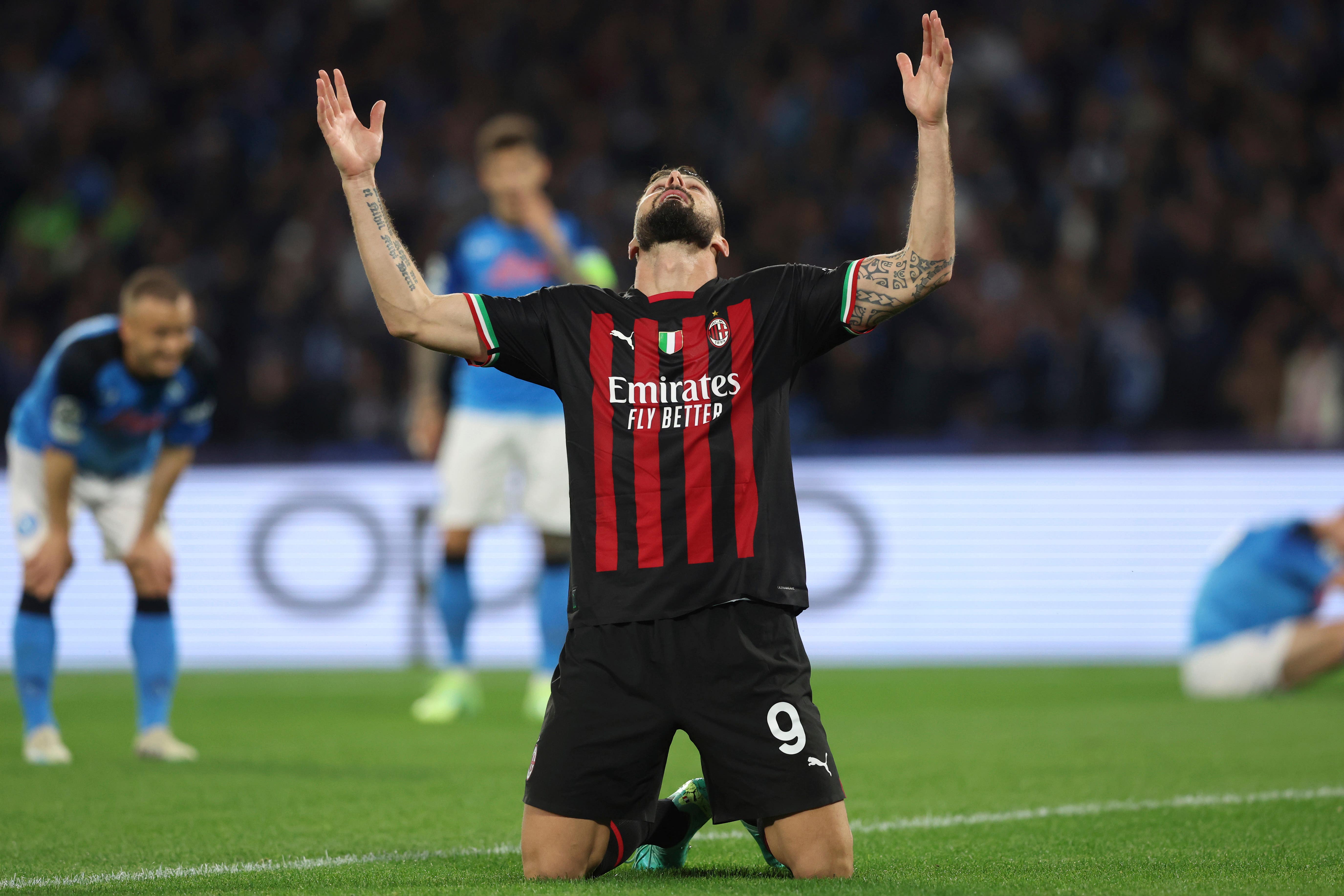 spoor benzine Openbaren AC Milan make it to Champions League semi-finals at expense of Napoli | The  Independent