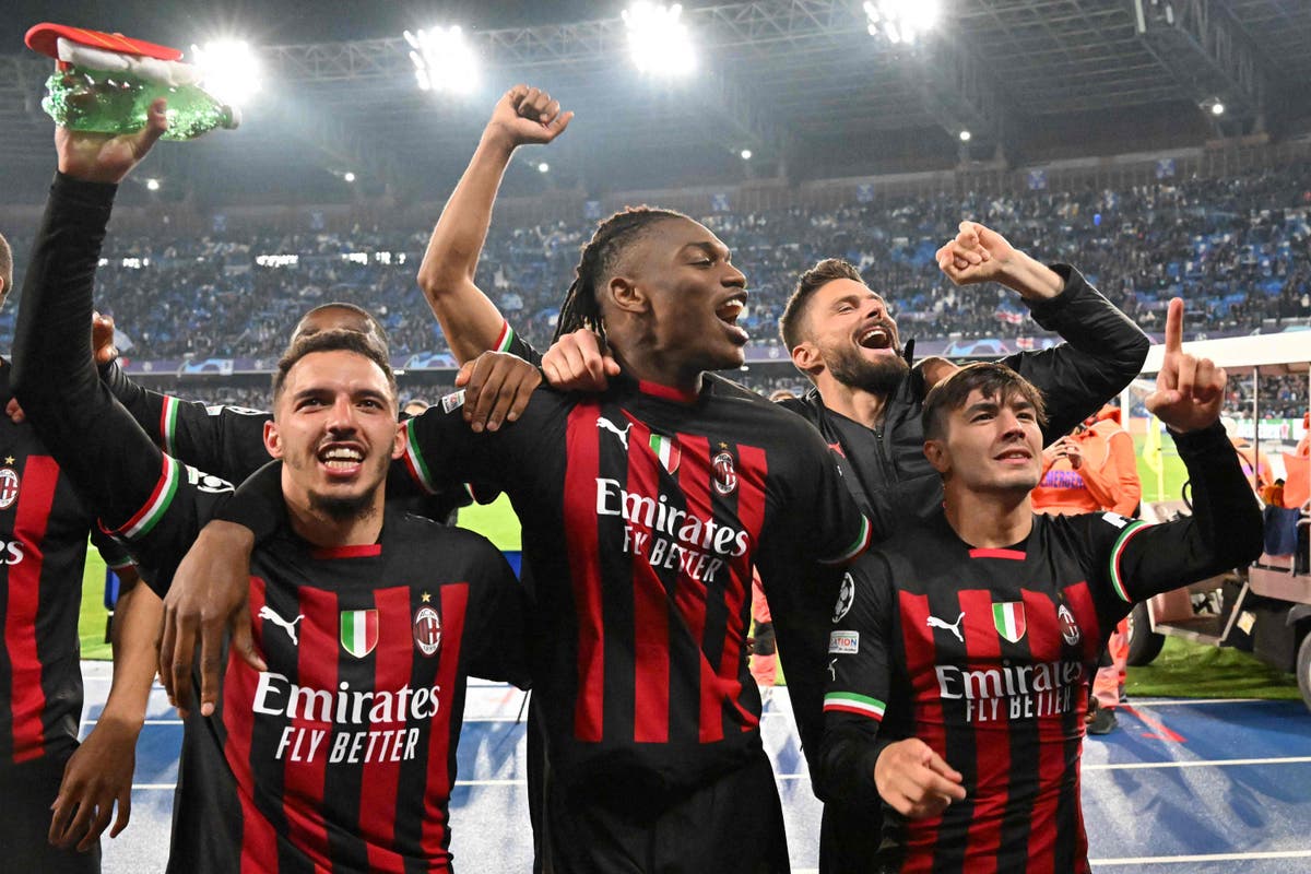 Tantalising Milan derby within reach after Napoli slip out of Champions League