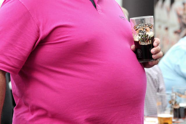 The Government’s failure to tackle obesity will lead to higher taxes and lower productivity, according to a new report (Anthony Devlin/PA)