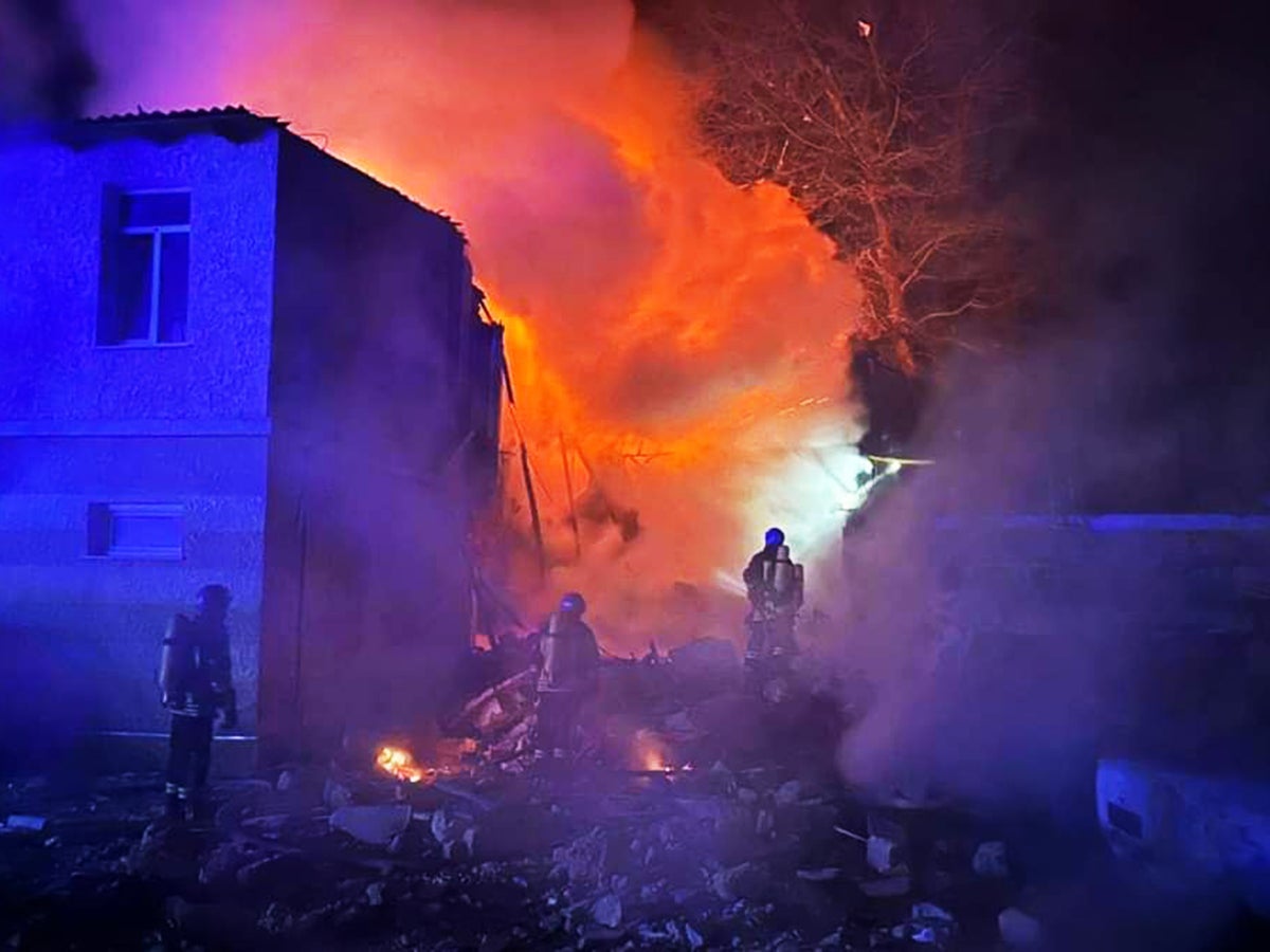 Ukraine-Russia war – live: Putin ‘kamikaze’ drone strike sparks fire at ‘recreational’ facility in Odesa