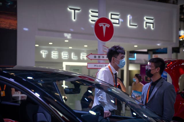 <p>File photo: Tesla shares drop by over 3 per cent on Wednesday</p>
