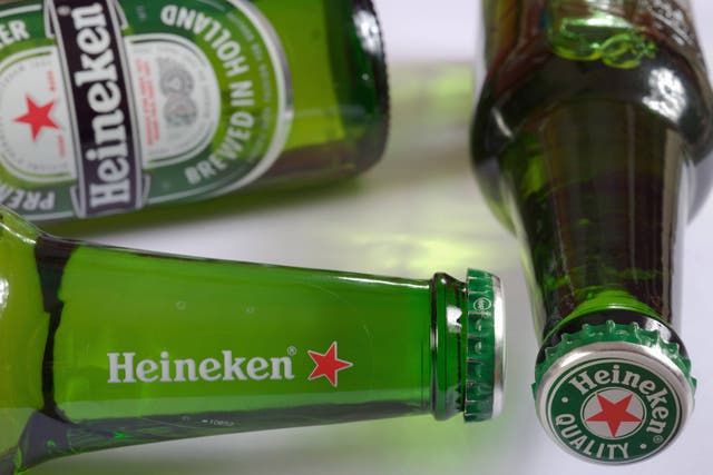 Beer prices have shot up but sales have begun to decline, alcohol giant Heineken said as the business and punters have felt the effects of higher inflation (Alamy/PA)