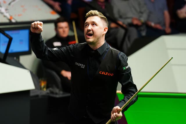 Kyren Wilson made the 13th maximum at the Crucible (Mike Egerton/PA)