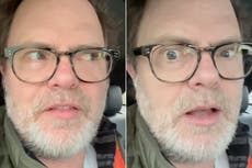 Rainn Wilson reveals what he said to flight passenger watching The Office in viral video