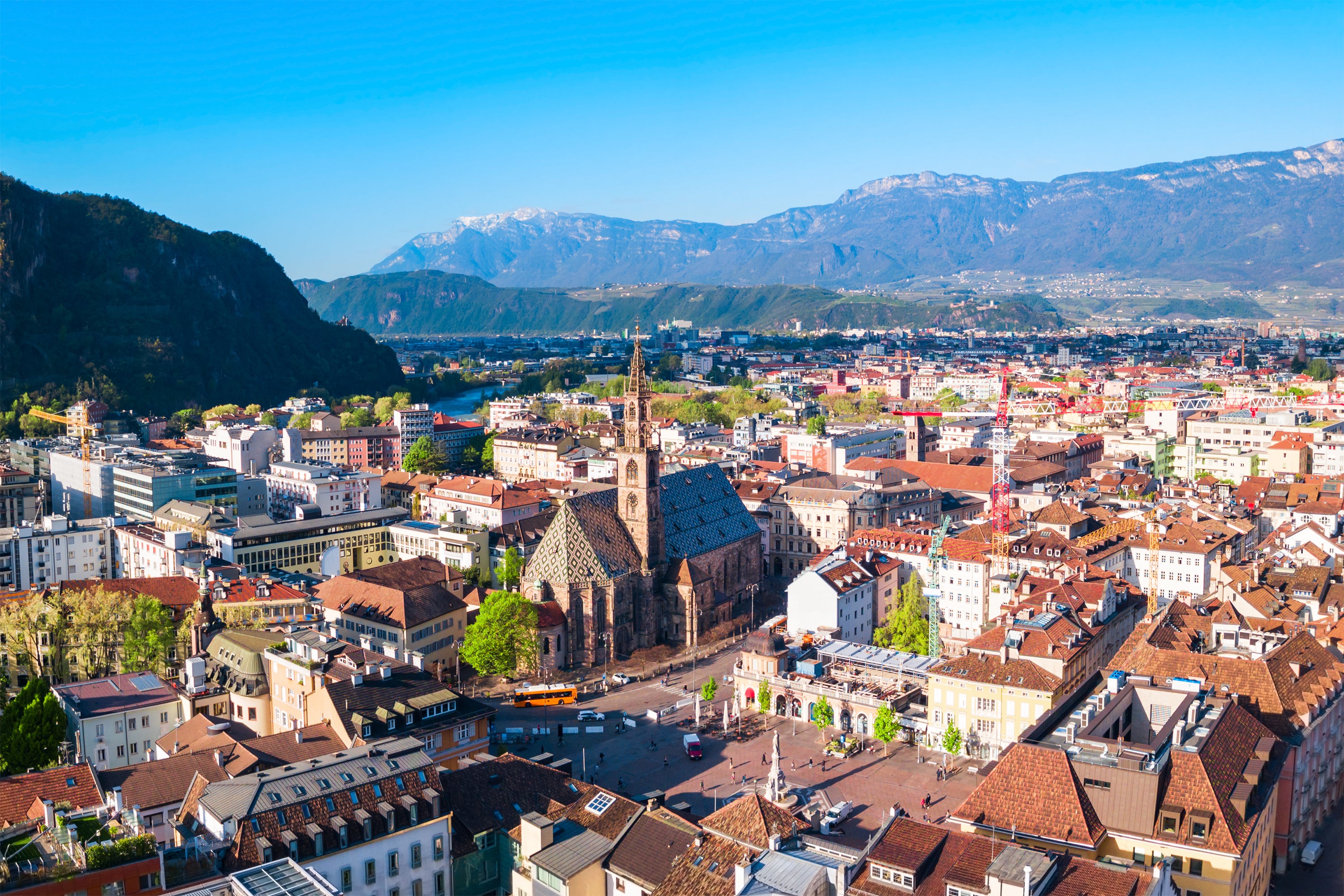 The region includes Bolzano, which is the South Tyrol province’s capital city