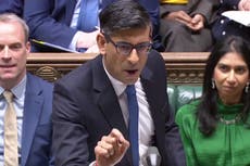 Rishi Sunak rolls out new ‘Sir Softy’ attack against Keir Starmer in fiery PMQs exchange on crime