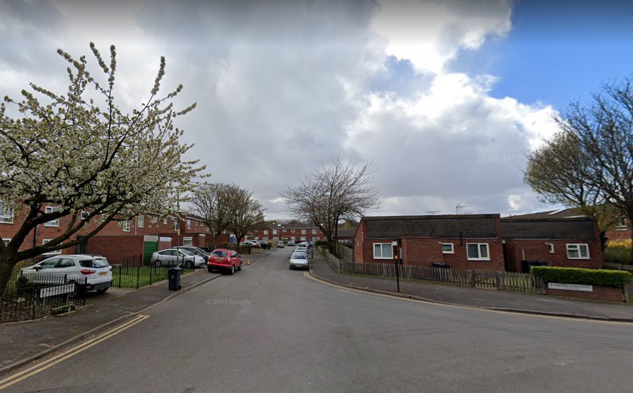 Police were called to Willow Gardens, Winson Green, following reports two dogs were on the loose and attacking people