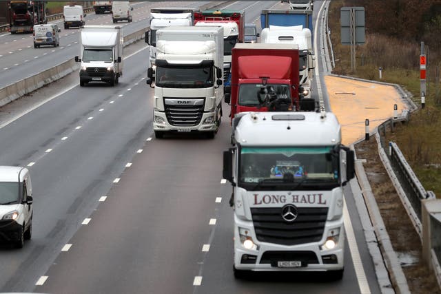 Transport Secretary Mark Harper has insisted the ‘actual safety performance’ of smart motorways is ‘very good’ despite the Government’s decision not to build any more (Martin Rickett/PA)