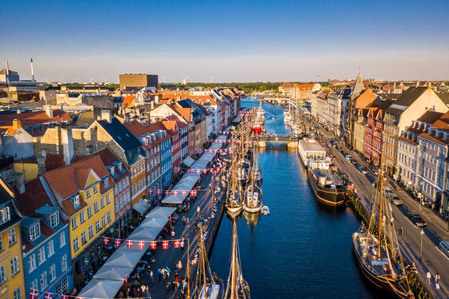 <p>Copenhagen, the capital of Denmark, is regularly voted among the happiest cities in the world</p>