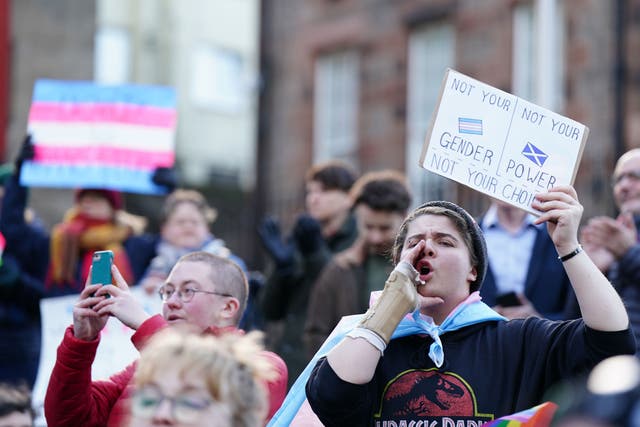 Protests in support of and against the Bill have taken place (Jane Barlow/PA)