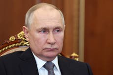 Ukraine-Russia war – live: Sunak issues stark warning to Putin