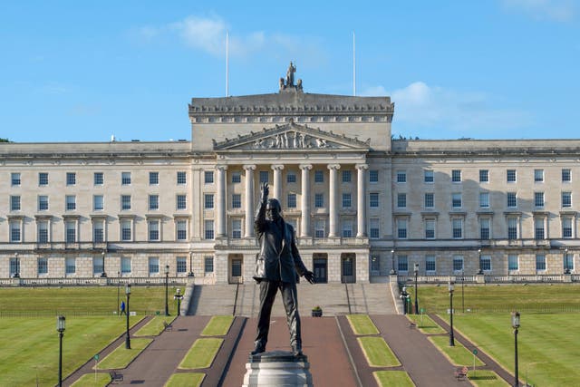The DUP is currently exercising its veto to blockade Stormont in protest at post-Brexit trading arrangements (Steve Parsons/PA)