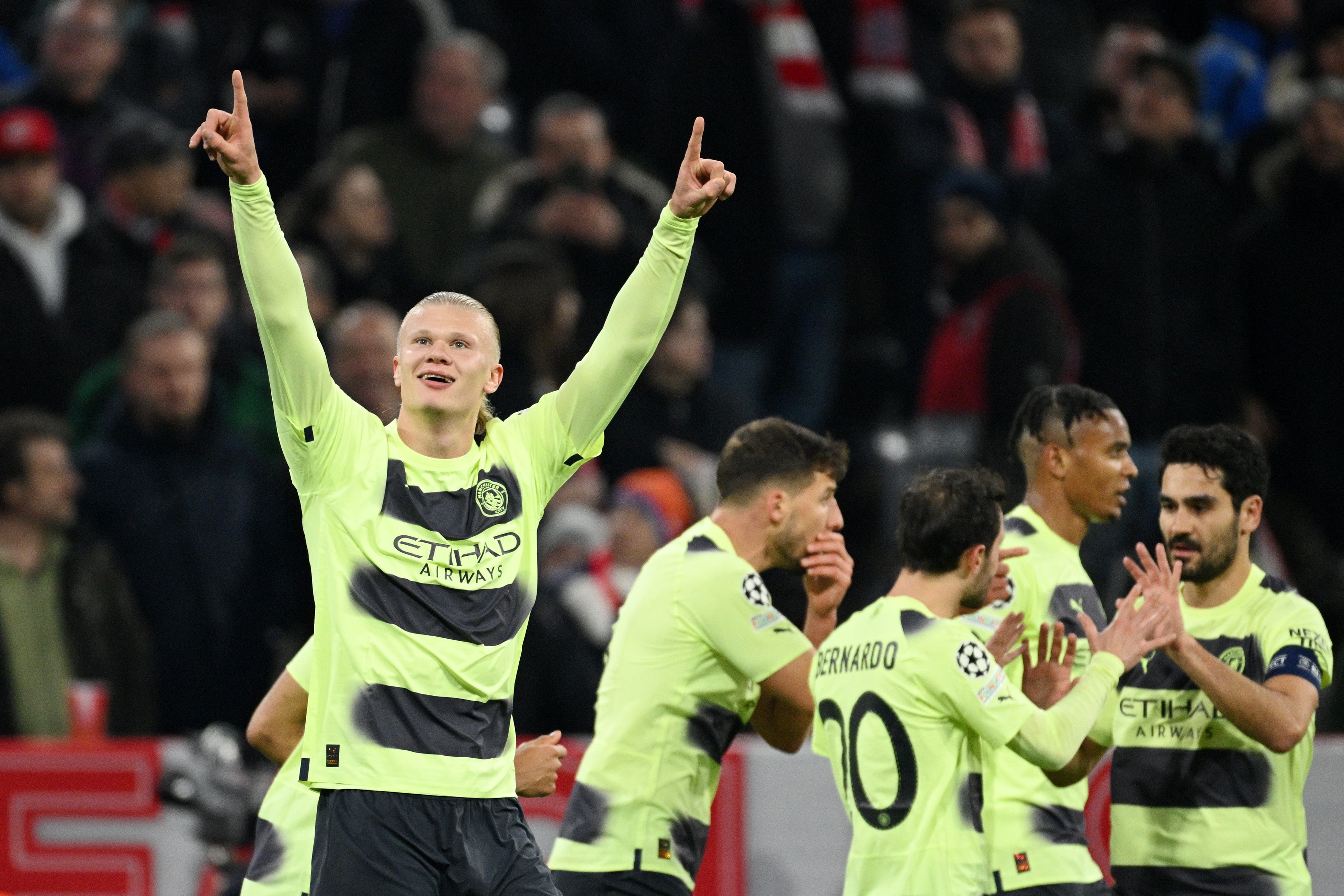 Erling Haaland highlights gap between Man City and Bayern Munich but