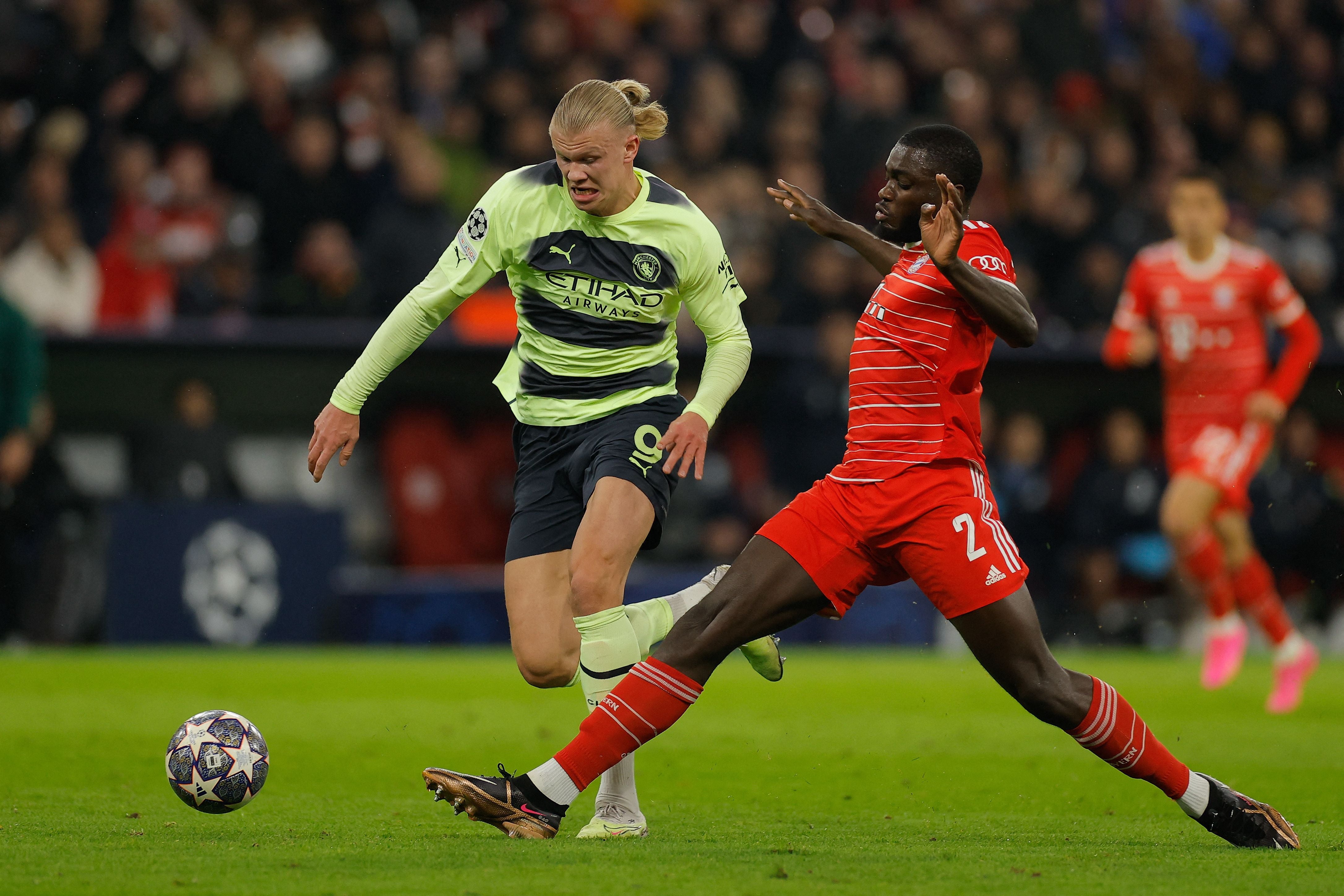 Dayot Upamecano struggled mightily in the quarter-final