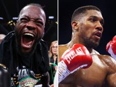 Anthony Joshua and Deontay Wilder’s teams meet in London for talks over Saudi Arabia fight