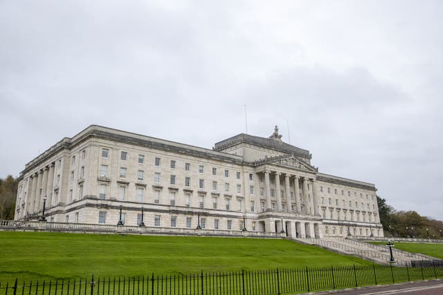 Stock image of Parliament Buildings at Stormont Estate, in Northern Ireland (PA)