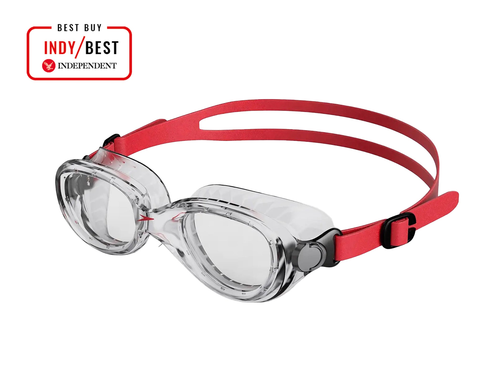 Speedo junior futura classic goggles red