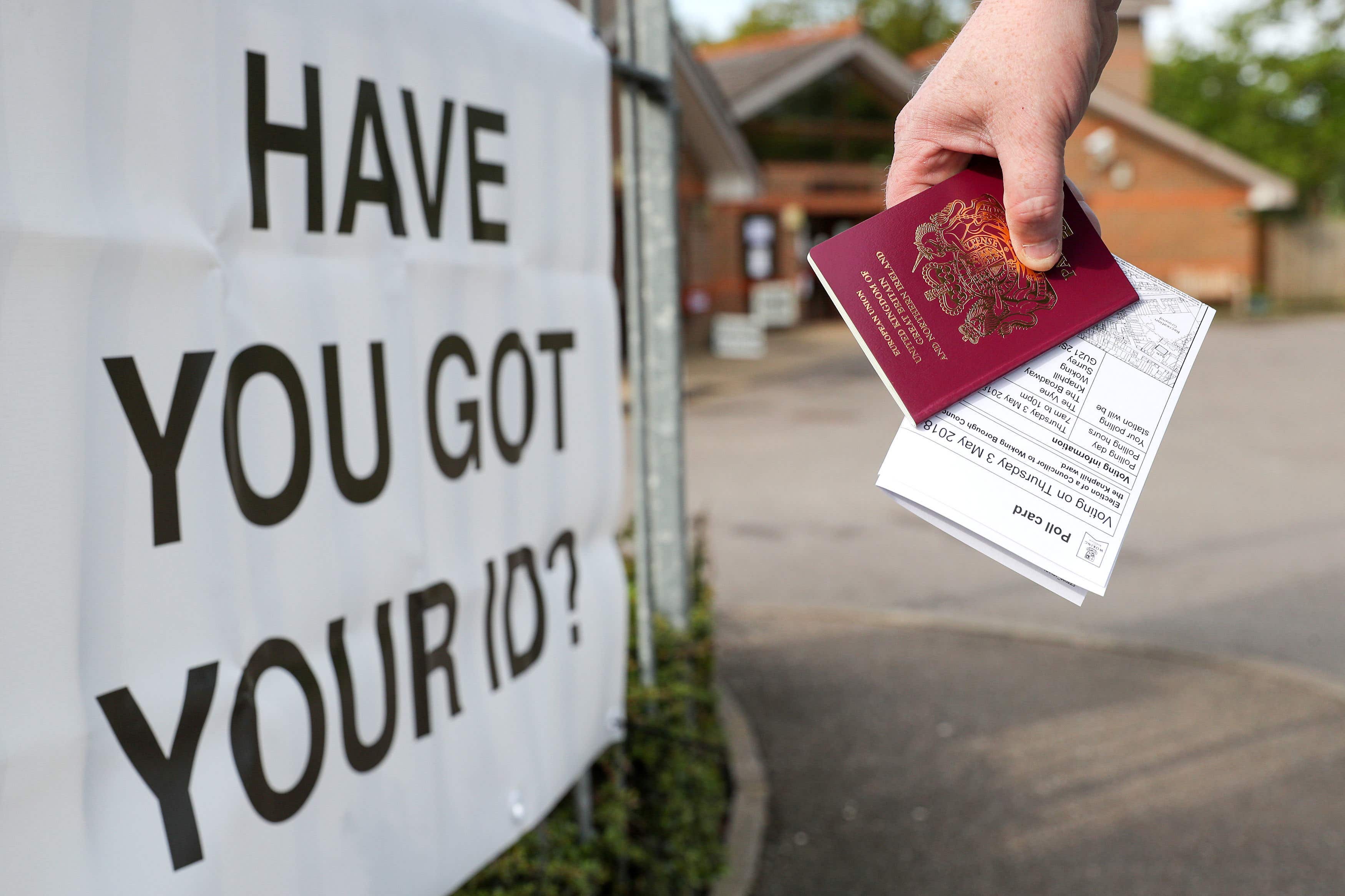 <p>A stark warning from the local elections from the Electoral Commission over Voter ID (Andrew Matthews/PA)</p>