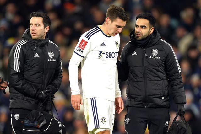 Defender Max Wober has missed Leeds’ last four matches due to a hamstring injury (Mike Egerton/PA)