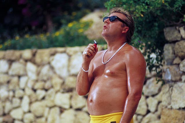 <p>Ray Winstone in Jonathan Glazer’s debut film, ‘Sexy Beast’, in 2000</p>