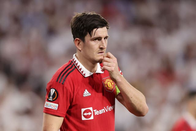 <p>Harry Maguire was caught for the opener but United’s night would go from bad to worse  </p>