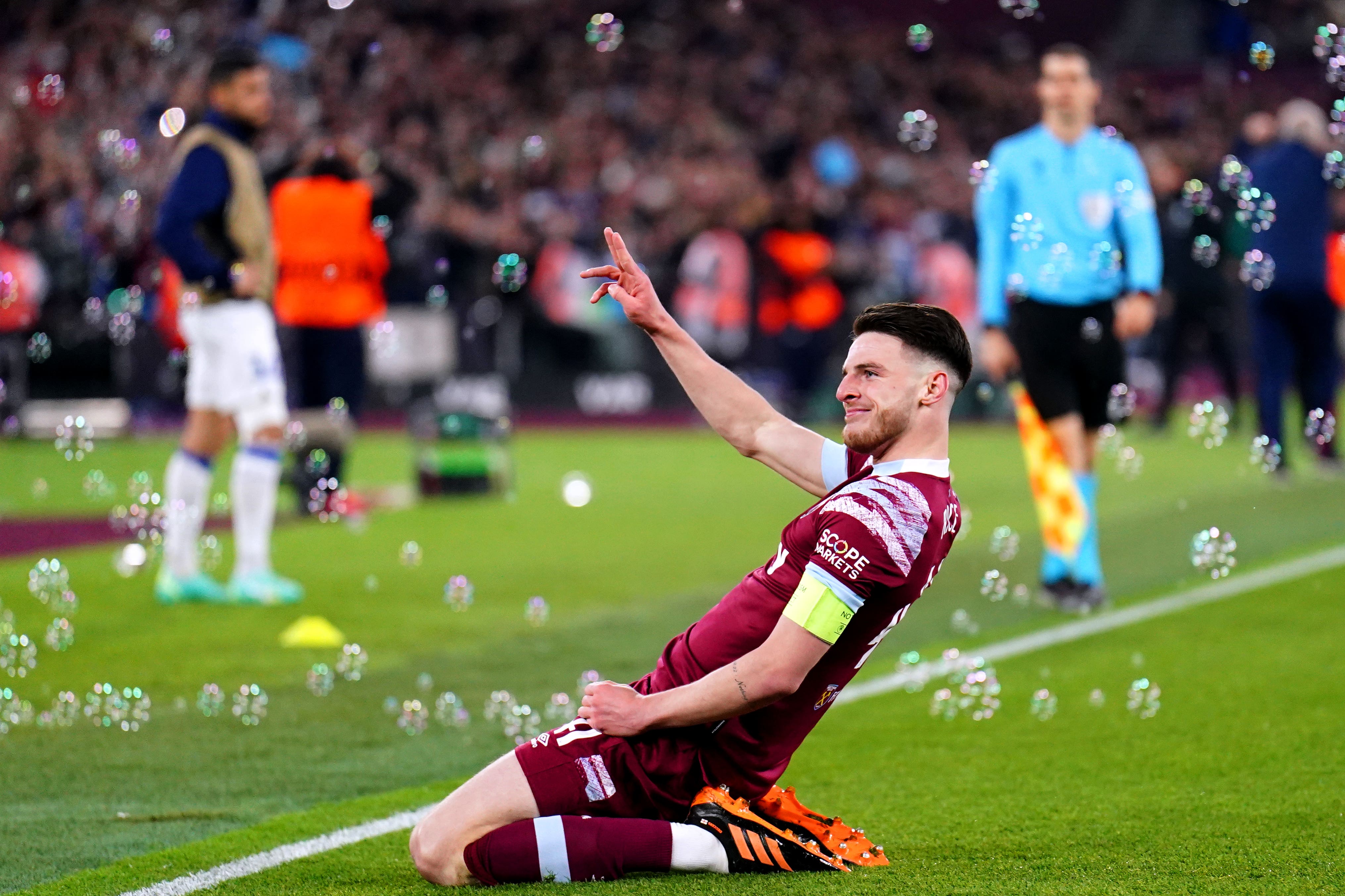 David Moyes hails Declan Rices Roy of the Rovers goal in West Ham win The Independent
