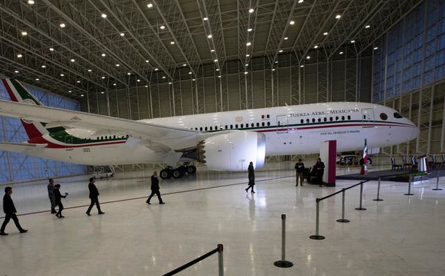 MÉXICO-AVIÓN PRESIDENCIAL