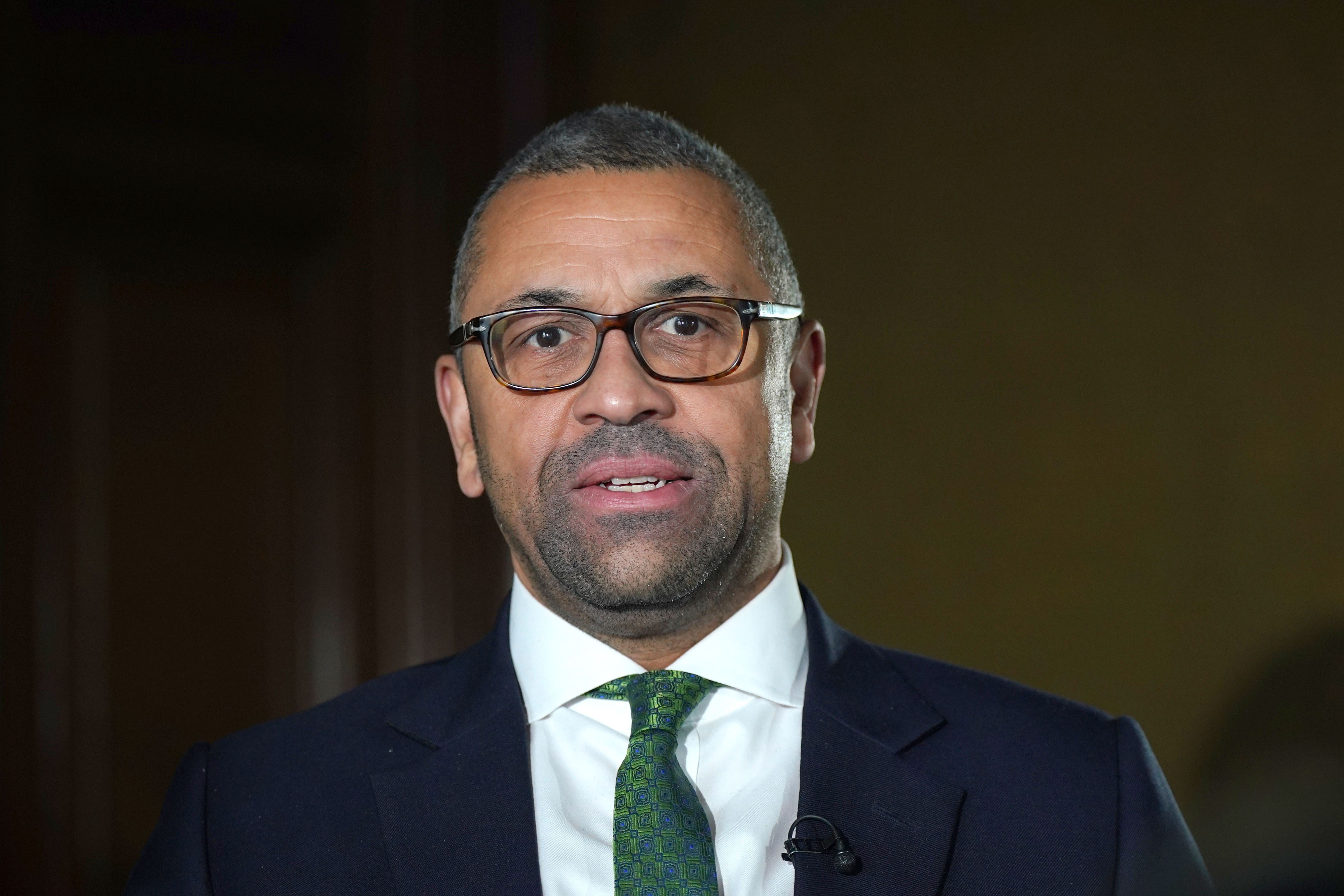 Foreign secretary James Cleverly has cut short a Pacific tour due to the deteriorating situation in Sudan (Yui Mok/PA)
