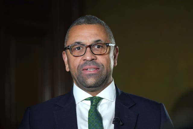 Foreign secretary James Cleverly has cut short a Pacific tour due to the deteriorating situation in Sudan (Yui Mok/PA)