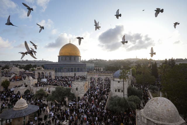 APTOPIX Israel Palestinians Eid al Fitr