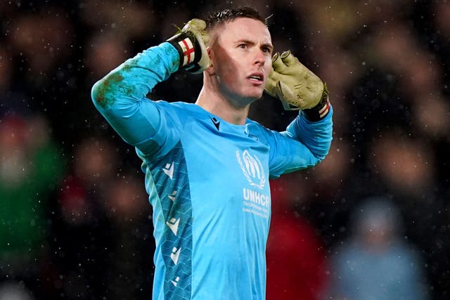 Dean Henderson has been out of action since suffering an ankle injury in January (Tim Goode/PA)