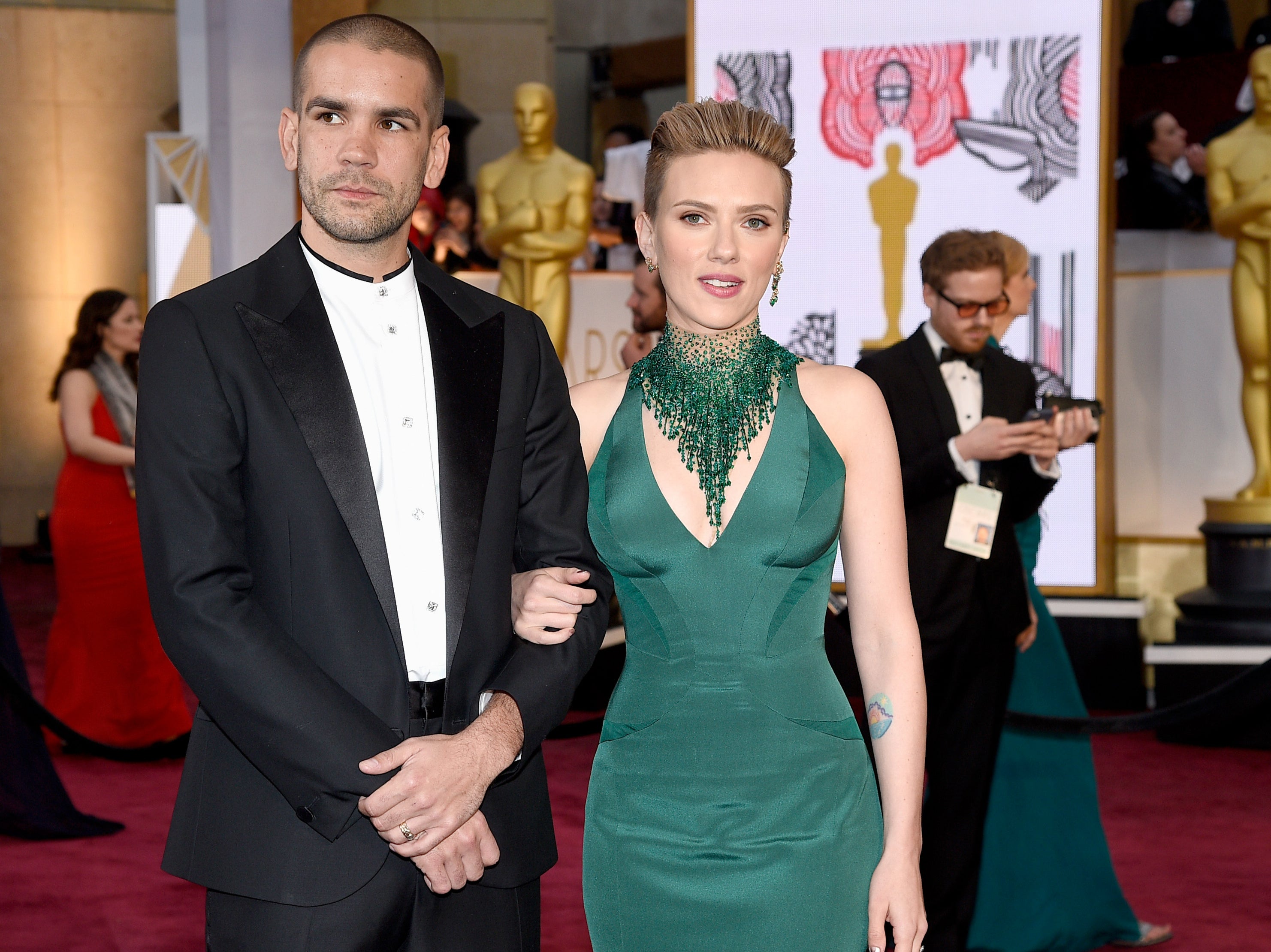 Scarlett Johansson Makes Rare Comment About Ex Husban 