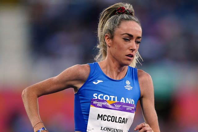 Eilish McColgan had been hoping to shake off a knee problem (Mike Egerton/PA)