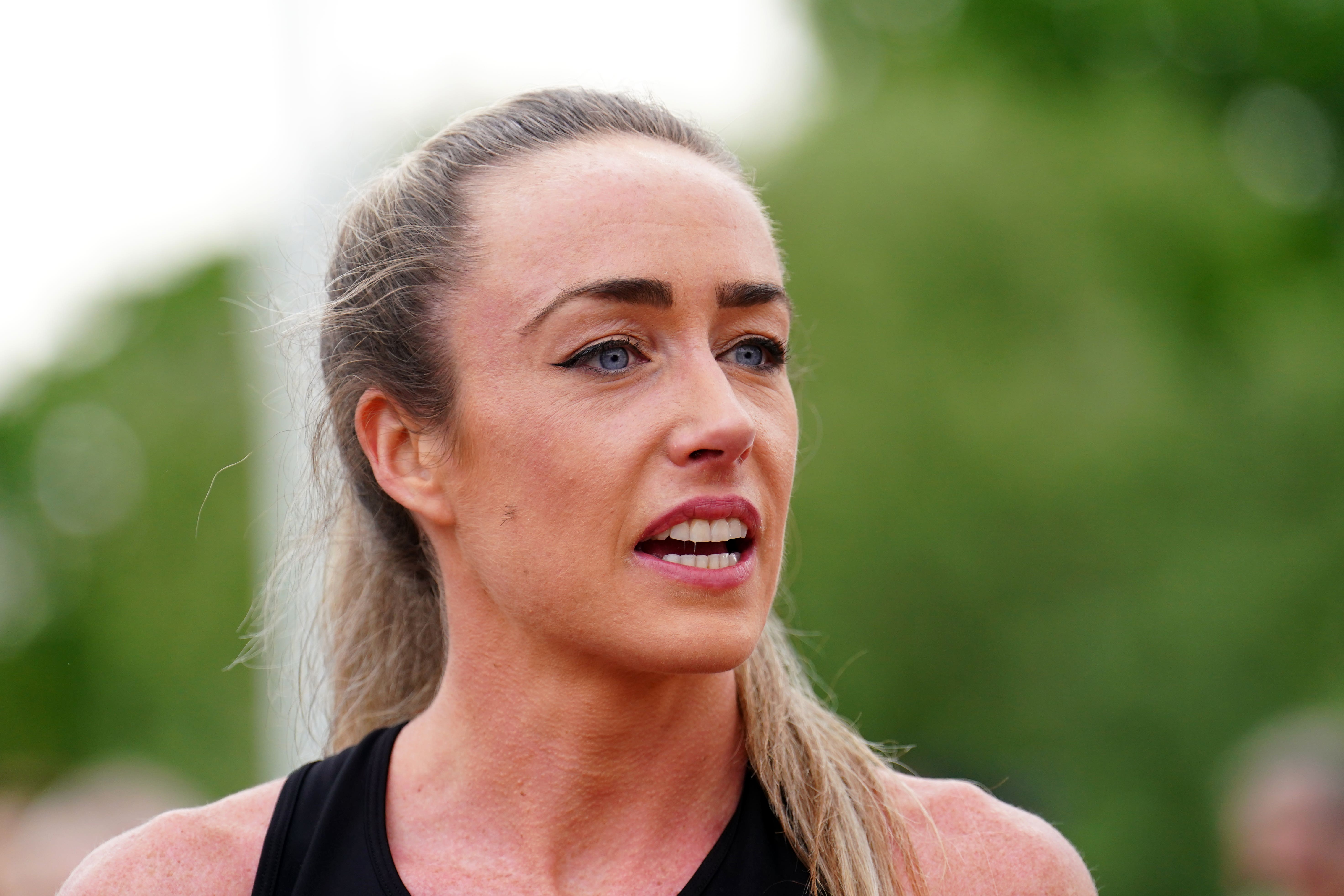 Eilish McColgan is coming back from a knee injury