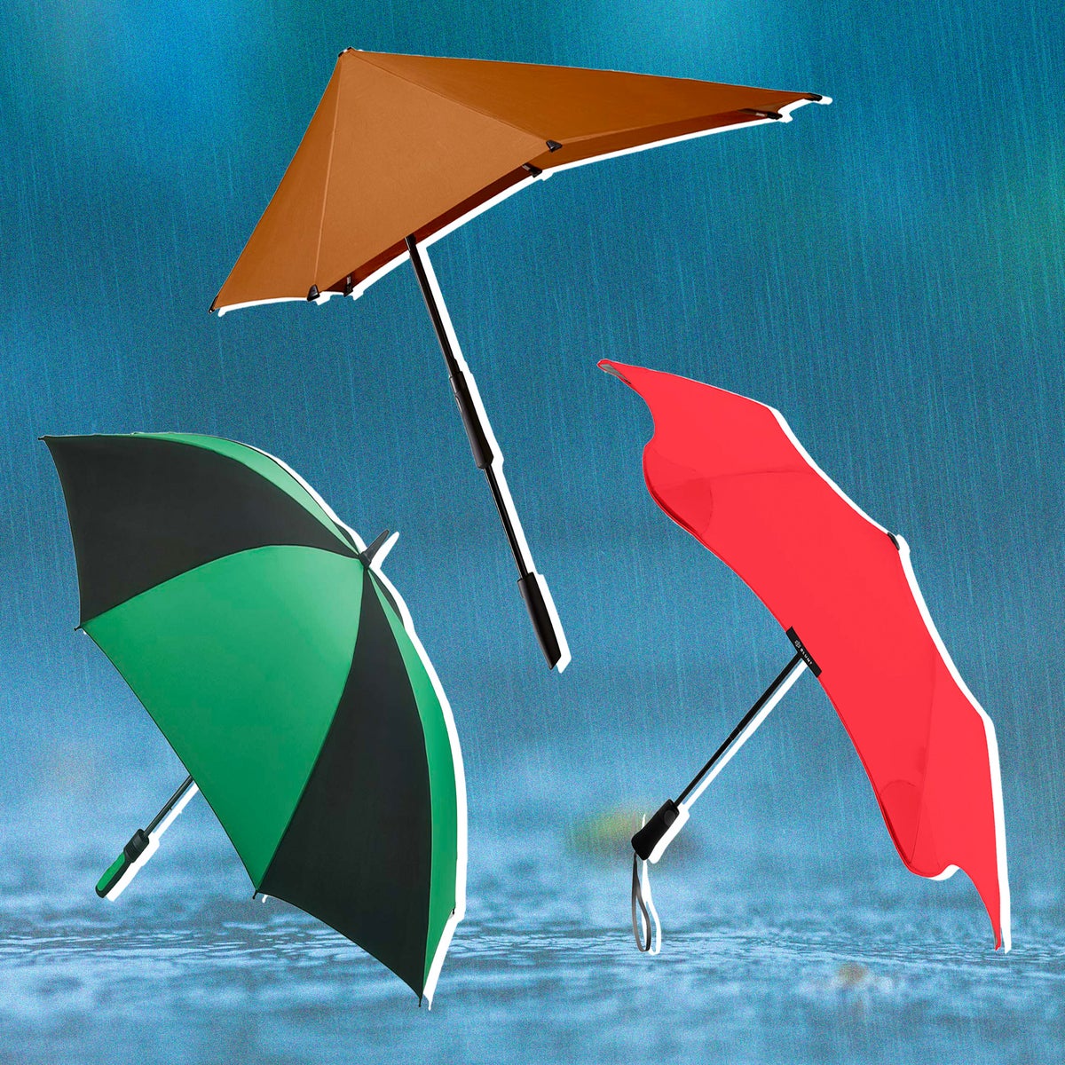 pretty rain umbrellas