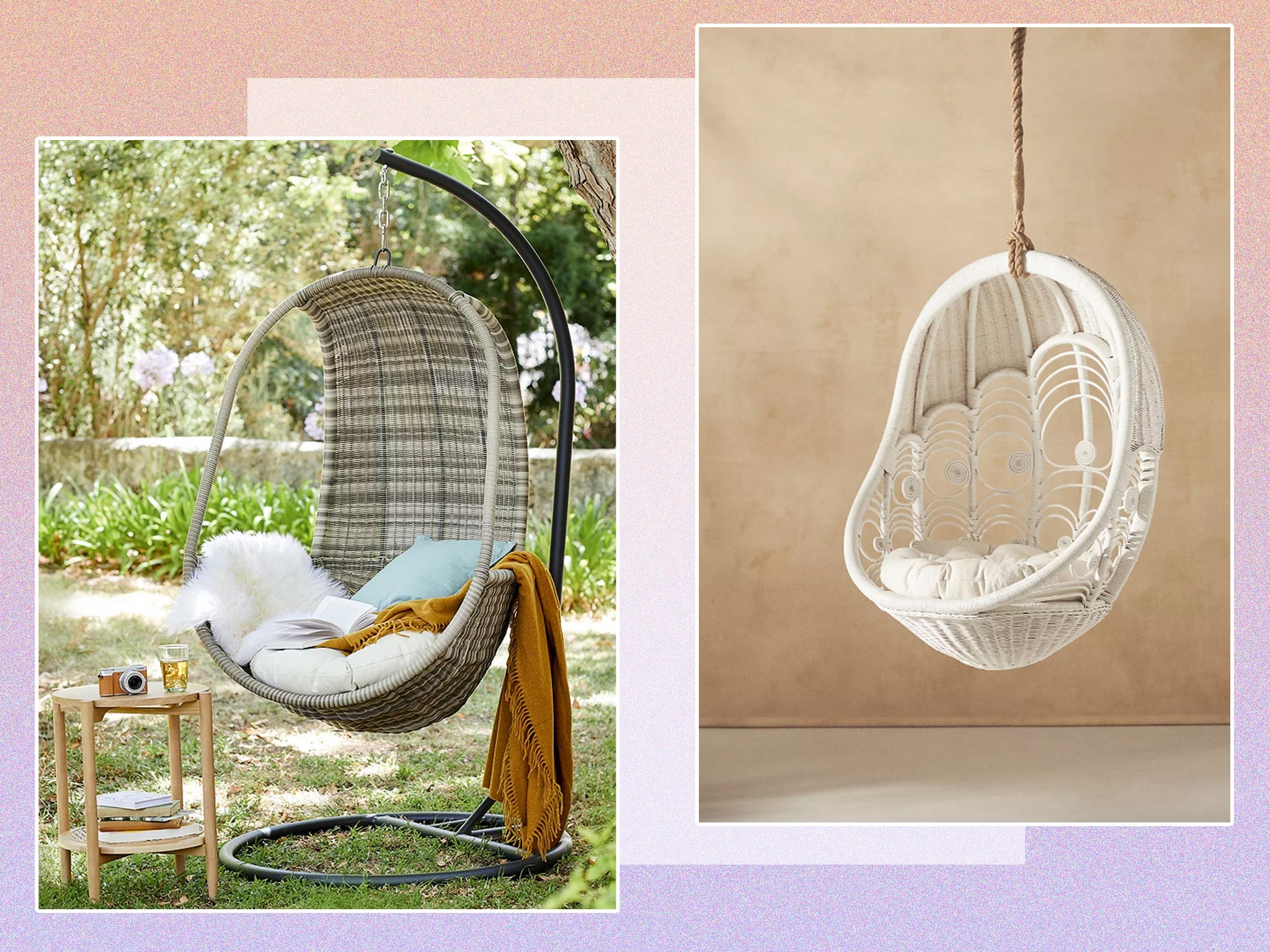 15 Summer-Ready Cocoon Chairs That Invite Themselves In