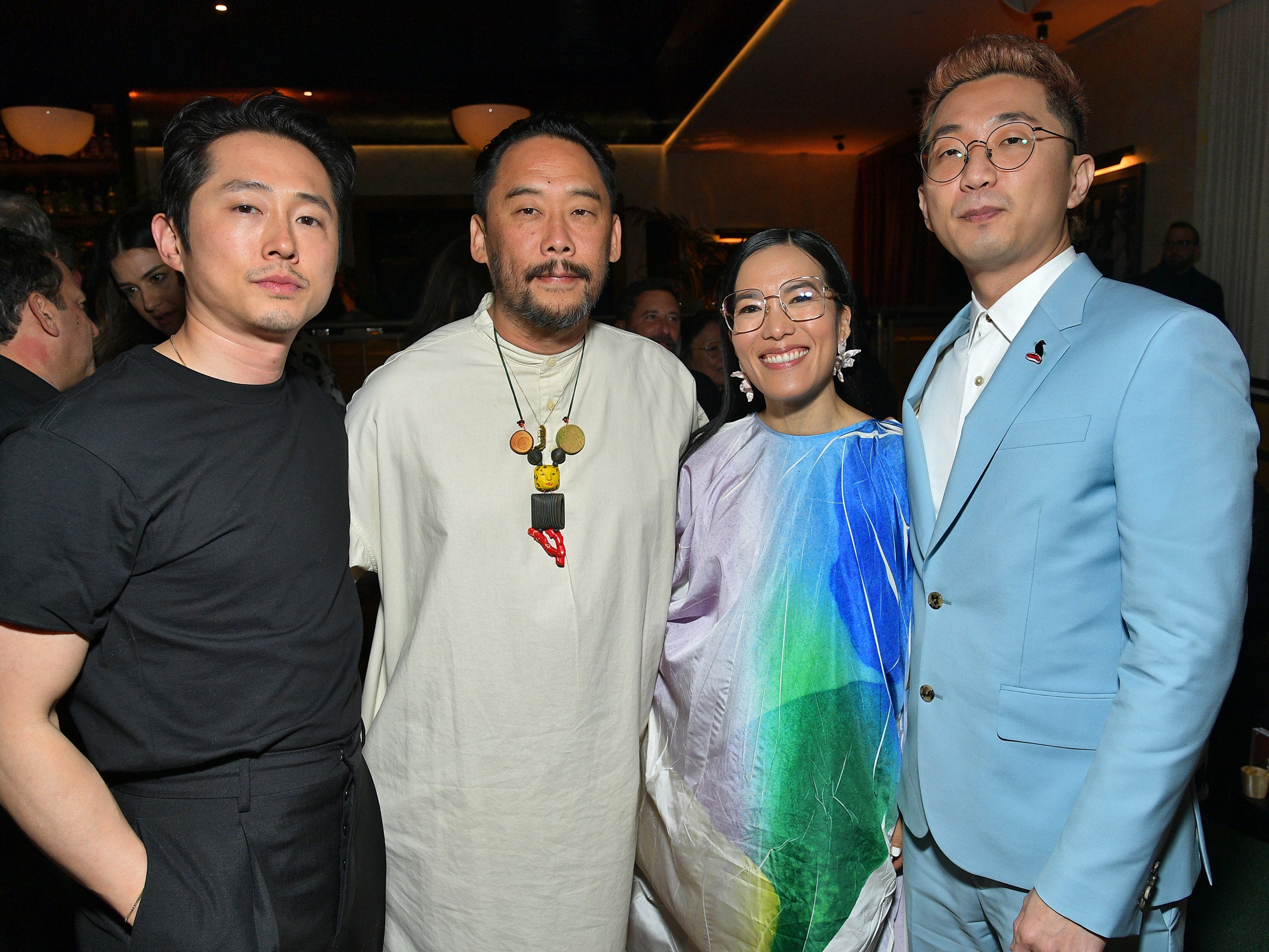(From left) Steven Yeun, David Choe, Ali Wong and Lee Sung Jin