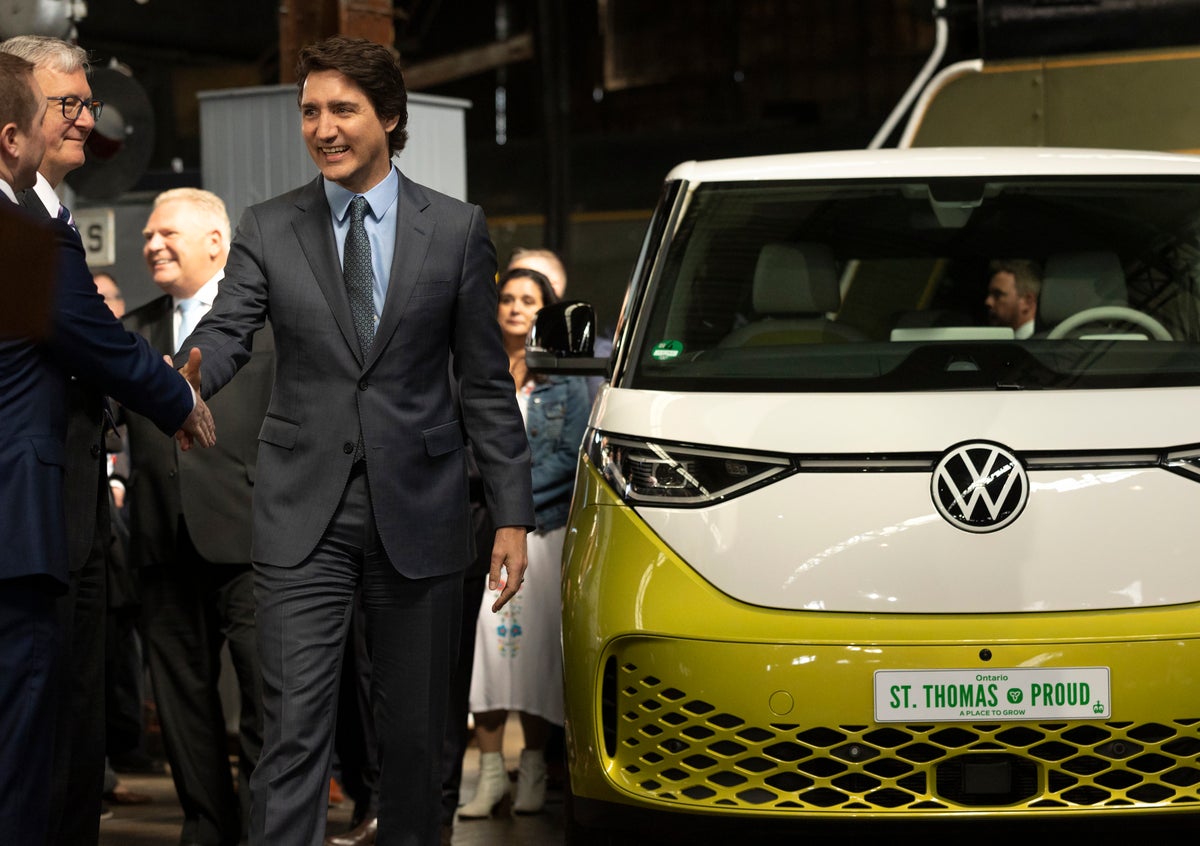 Canada’s Trudeau hails VW plant as ‘generational’ investment
