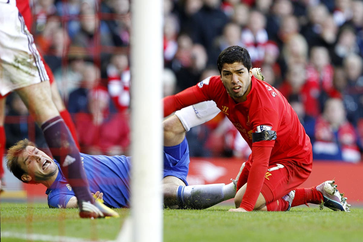 On This Day in 2013: Luis Suarez charged with violent conduct by FA for biting