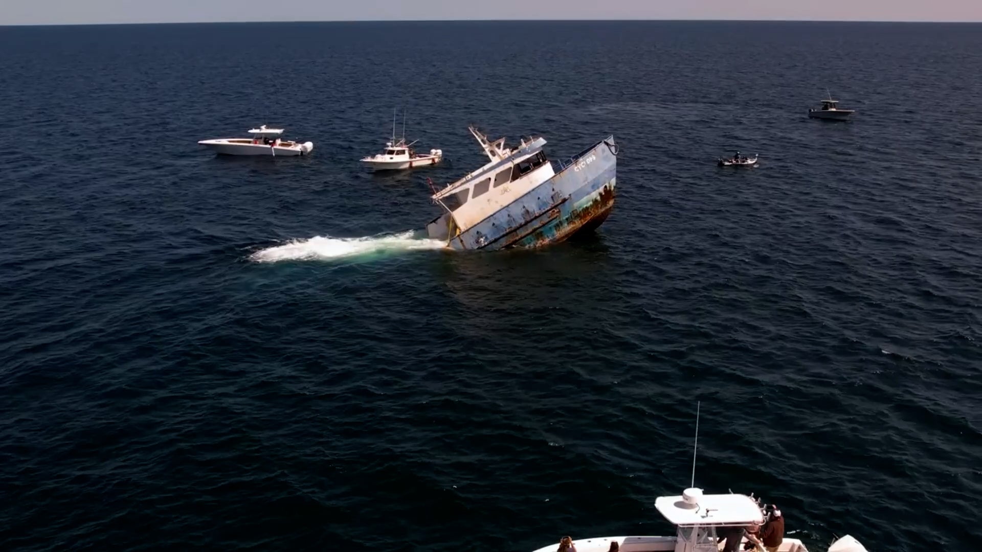Moment ship is sunk off Florida coast to create artificial reef News Independent TV