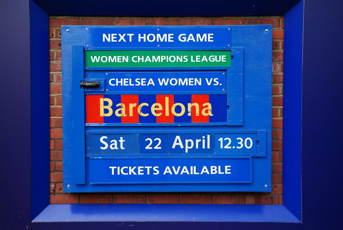 Chelsea vs Barcelona LIVE: Lineups and team news from Women’s Champions League semi-final