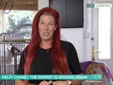 Woman whose search for lost parrot ‘Chanel’ went viral is charged over cannabis haul