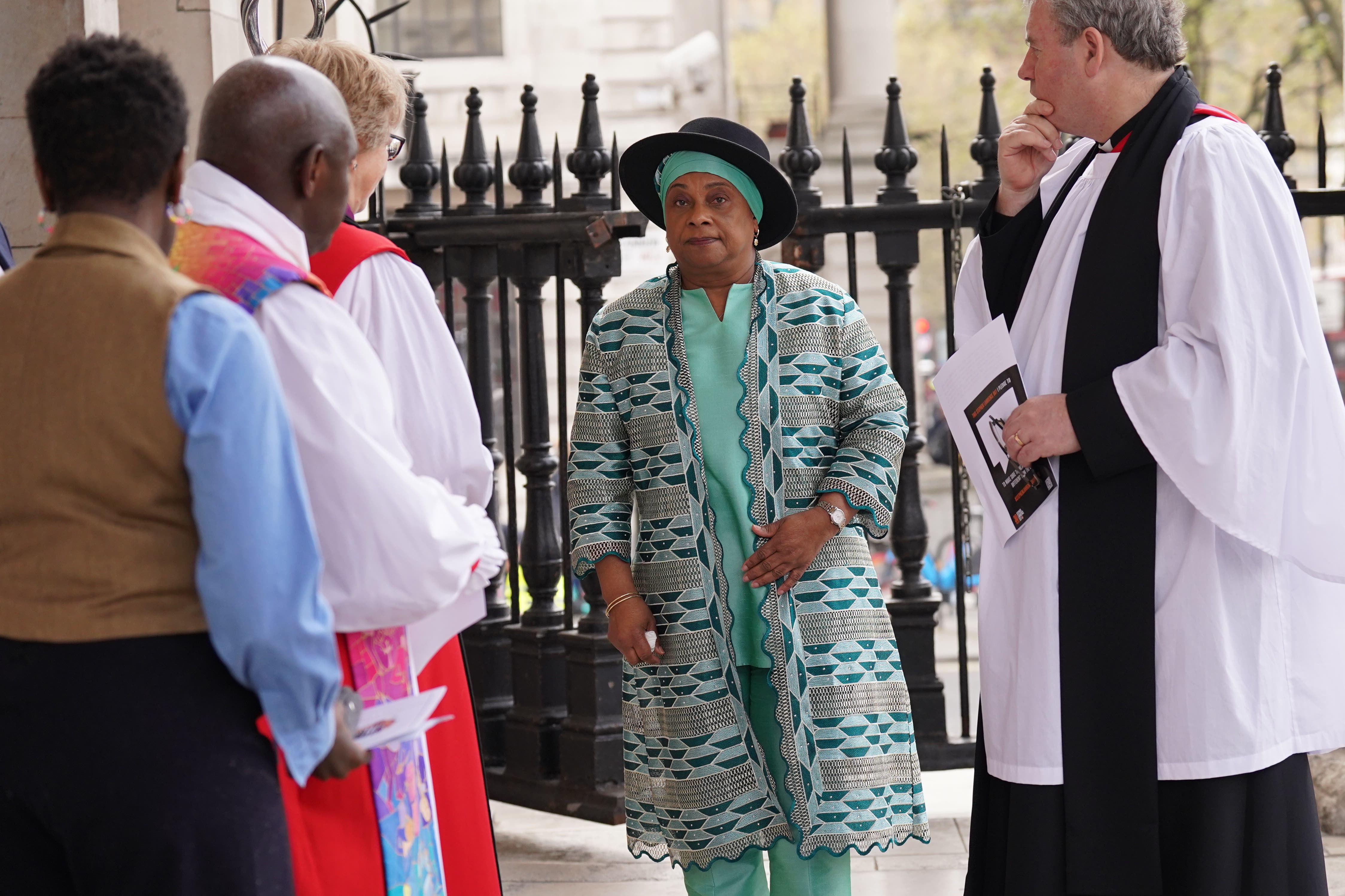 Baroness Doreen Lawrence attends a memorial service at St Martin-in-the-Fields in Trafalgar Square, London to commemorate the 30th anniversary of the murder of her son Stephen