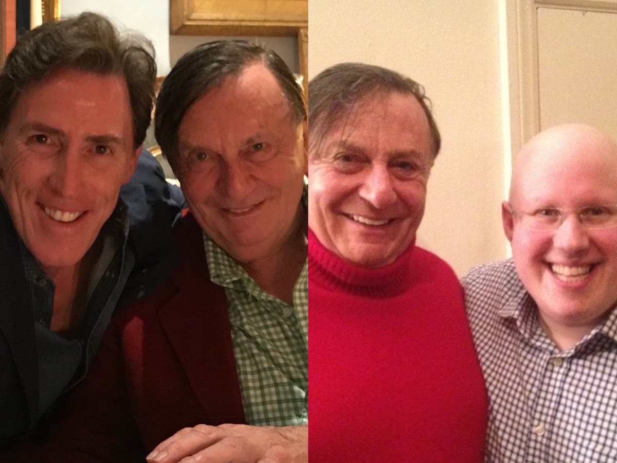 Ricky Gervais and Rob Brydon lead sweet tributes to ‘comedy genius’ Barry Humphries