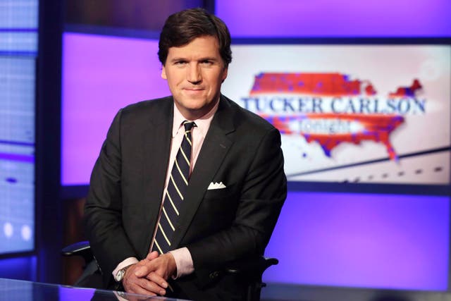 <p>Tucker Carlson is out at Fox News </p>