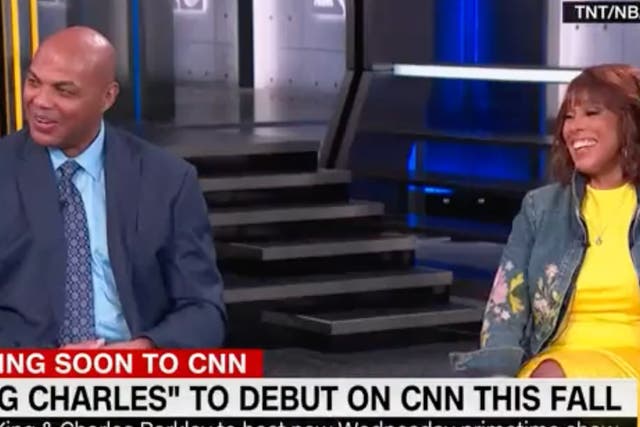 <p>Charles Barkley and Gayle King announce their new primetime CNN show</p>
