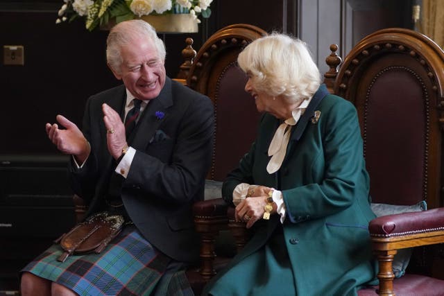 King Charles III will be honoured in a special Scottish ceremony after his coronation. (Andrew Milligan/PA)