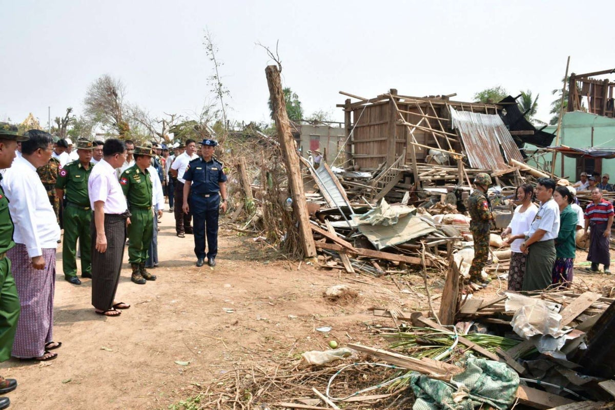 8 killed, 109 injured after deadly tornado hits central Myanmar