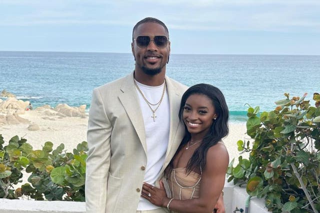 <p>Simone Biles and Jonathan Owens announced their marriage this weekend </p>